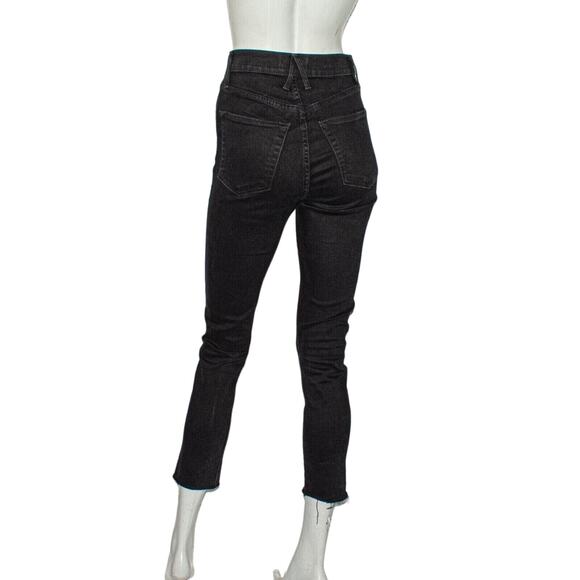 SLVRLAKE Beatnik High-Rise Denim Jeans in Black Size 25 - Picture 4 of 12